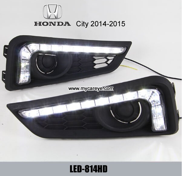 HONDA City 2014-2015 DRL LED Daytime Running Lights turn indicators