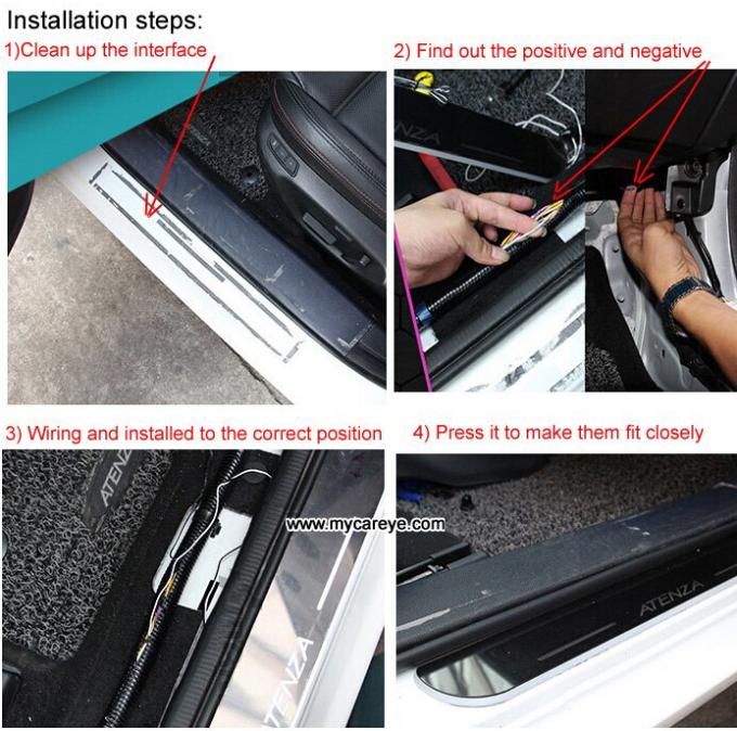 Jeep Compass Led Moving Door sill Scuff Dynamic Welcome Pedal LED Lights