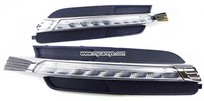 LED Daytime Running Light kit For Audi A6 A6L C7 Driving Fog Lamp DRL