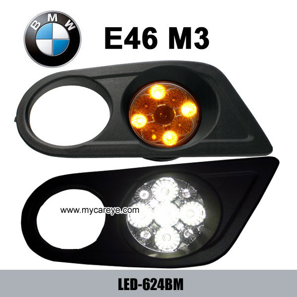 BMW E46 DRL LED Daytime Running Light turn daylights safe drving