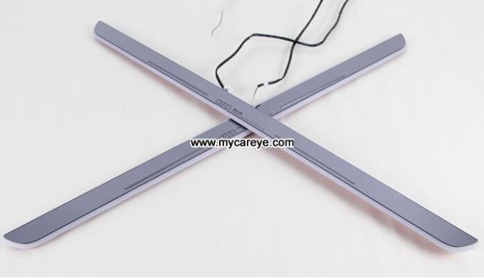 Audi Q3 Q7 car accessories upgrade new led door moving scuff plate lights