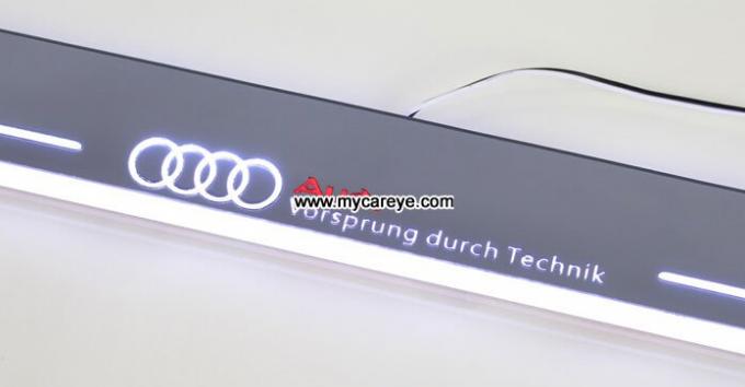 Audi Q3 Q7 car accessories upgrade new led door moving scuff plate lights