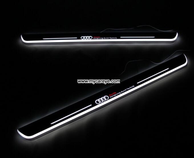Audi A3 S3 car Door Sill LED light Scuff Plate protector step cover guards