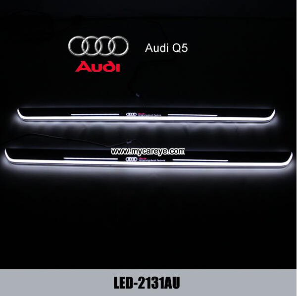 Audi Q5 car LED lights Moving Door Scuff car door safety light