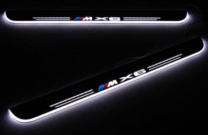 BMW X6 35i 40i 50i M50d Car accessory LED moving door scuff led lights