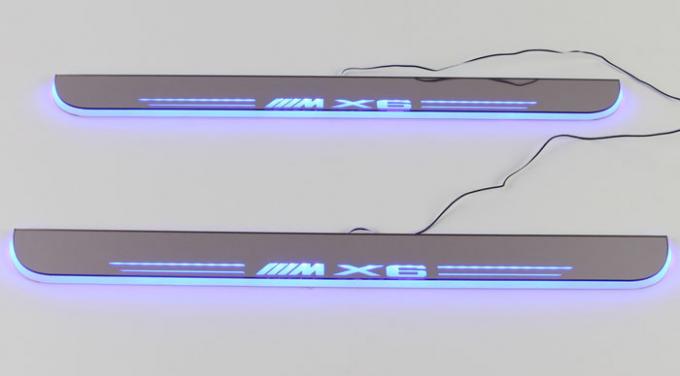 BMW X6 35i 40i 50i M50d Car accessory LED moving door scuff led lights