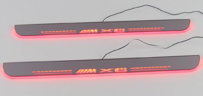 BMW X6 35i 40i 50i M50d Car accessory LED moving door scuff led lights