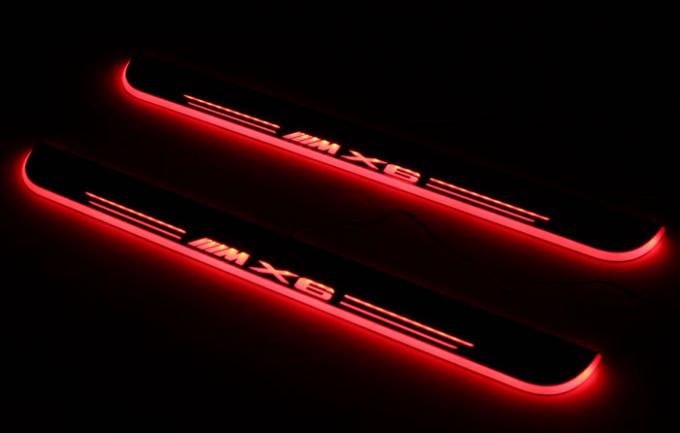 BMW X6 35i 40i 50i M50d Car accessory LED moving door scuff led lights