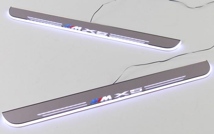 BMW X5 E70 Car accessory stainless steel scuff plate door sill LED light