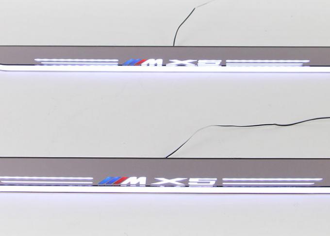 BMW X5 E70 Car accessory stainless steel scuff plate door sill LED light