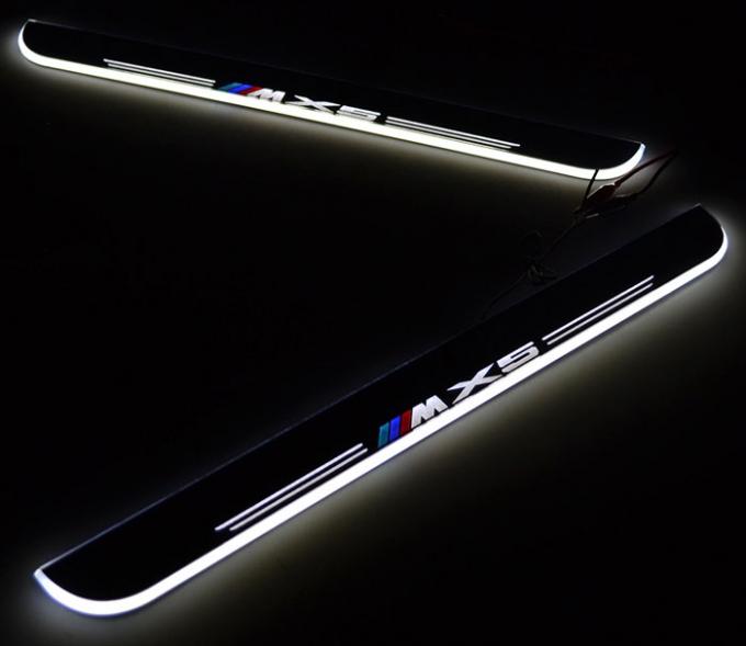 BMW X5 E70 Car accessory stainless steel scuff plate door sill LED light