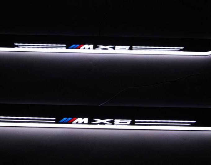 BMW X5 E70 Car accessory stainless steel scuff plate door sill LED light
