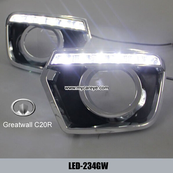 Greatwall C20R DRL LED daylight driving Lights units for car upgrade