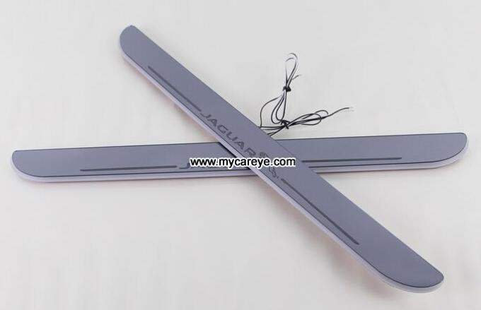 Jaguar XF LED lights side step car door sill led light pedal scuff