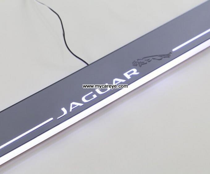 Jaguar XF LED lights side step car door sill led light pedal scuff