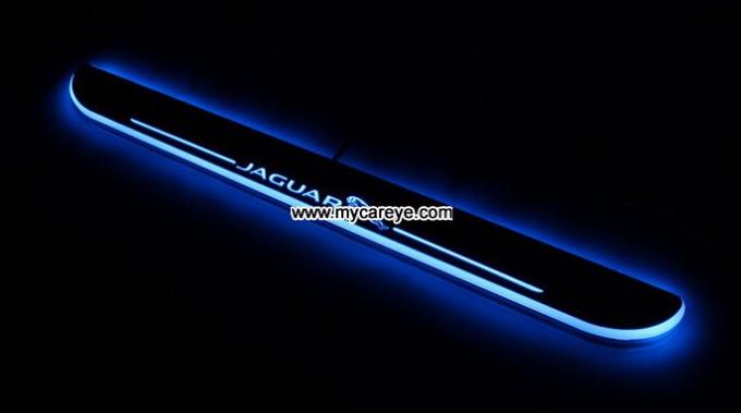 Jaguar XF LED lights side step car door sill led light pedal scuff