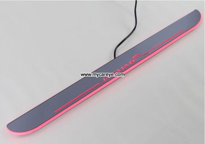 Jaguar XF LED lights side step car door sill led light pedal scuff