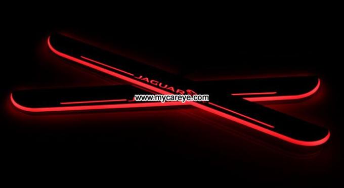 Jaguar XF LED lights side step car door sill led light pedal scuff