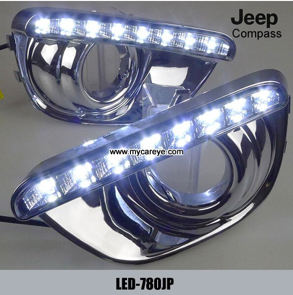 Jeep Compass DRL LED Daytime Running Lights car exterior led light kit