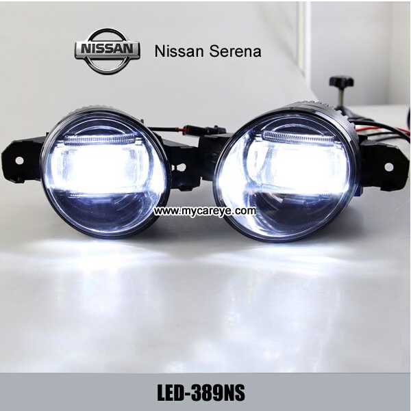 Nissan Serena front fog lamp assembly LED daytime driving lights DRL