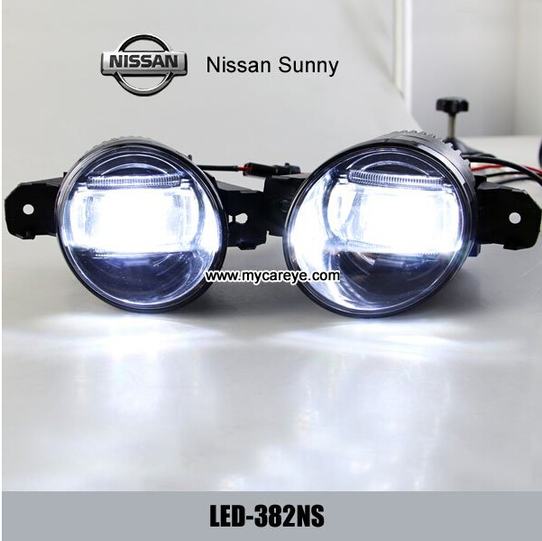 Nissan Sunny DRL LED Daytime Running Lights auto foglight daylight cree