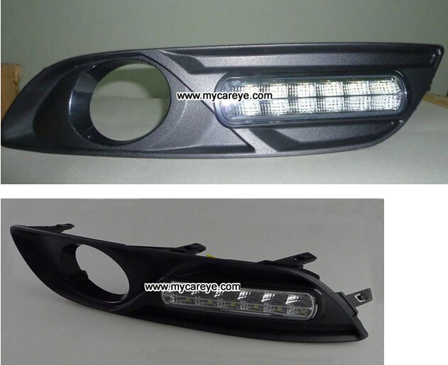 Nissan Pulsar car DRL LED Daytime Running Lights turn signal indicators