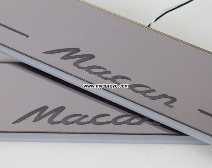 Porsche Macan car door safety lights led moving specail scuff light