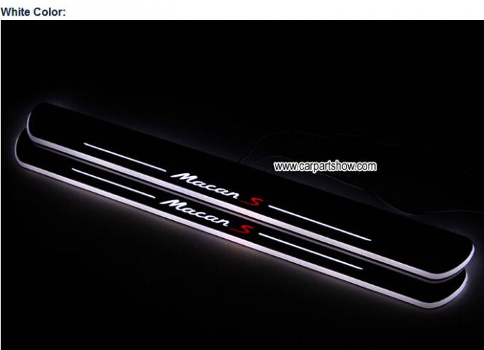 Porsche Macan car door safety lights led moving specail scuff light