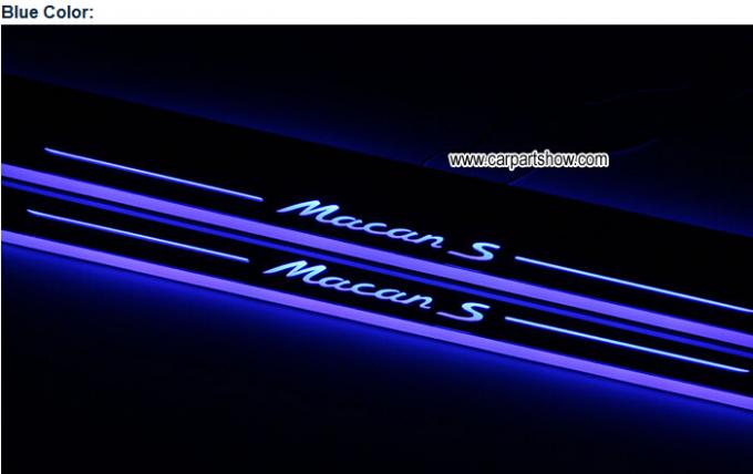 Porsche Macan car door safety lights led moving specail scuff light
