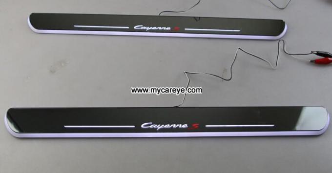Porsche Cayenne car Moving door Step Pedal welcome light led projection