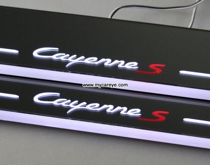 Porsche Cayenne car Moving door Step Pedal welcome light led projection