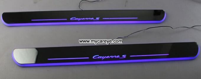 Porsche Cayenne car Moving door Step Pedal welcome light led projection