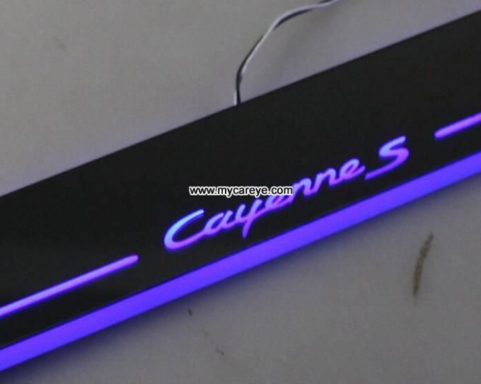 Porsche Cayenne car Moving door Step Pedal welcome light led projection