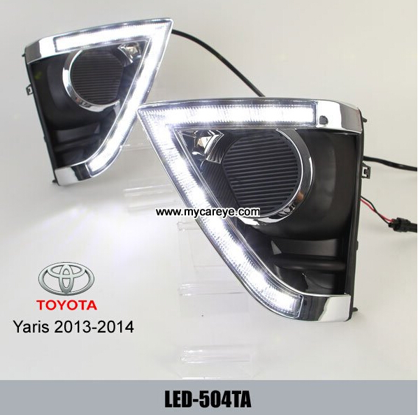 TOYOTA Yaris 1314 DRL LED Daytime Running Lights car exterior light