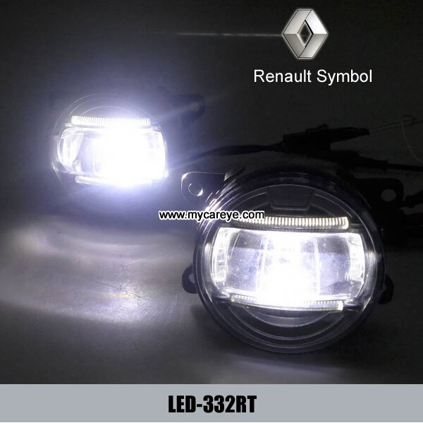 Renault Symbol car front fog light LED DRL daytime driving lights