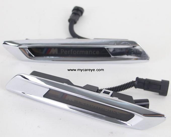 BMW 5 Series Car Fender Side Marker steering light turn signals LED logo light DRL