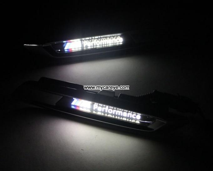 BMW 5 Series Car Fender Side Marker steering light turn signals LED logo light DRL