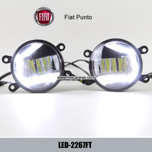 Fiat Punto car front fog led lights wholesale DRL driving daylight