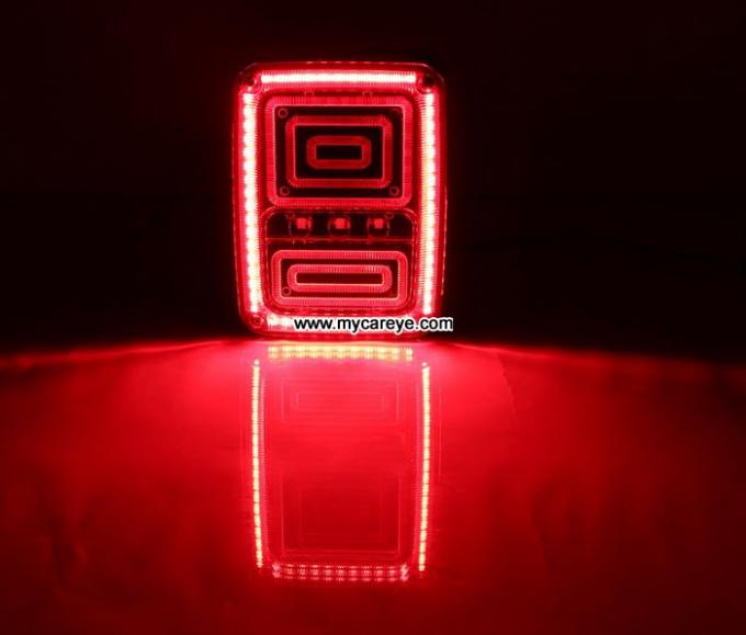 Jeep Wrangler Auto Rear-end Tail Brake Parking Lights LED TailLights Column back Rearing