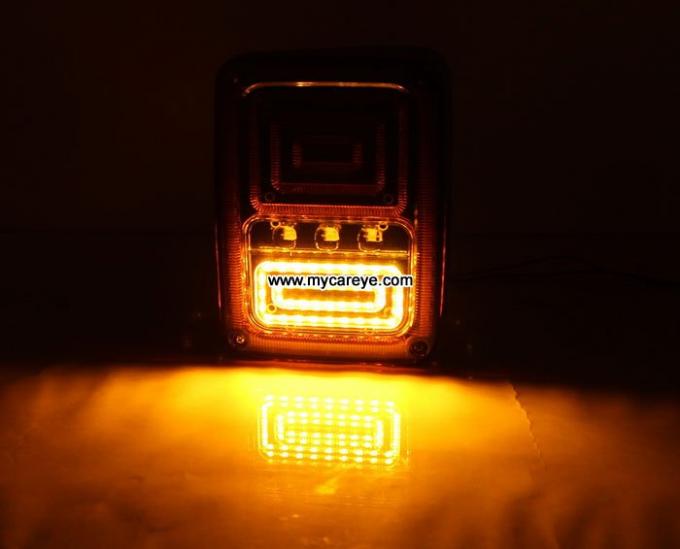 Jeep Wrangler Auto Rear-end Tail Brake Parking Lights LED TailLights Column back Rearing