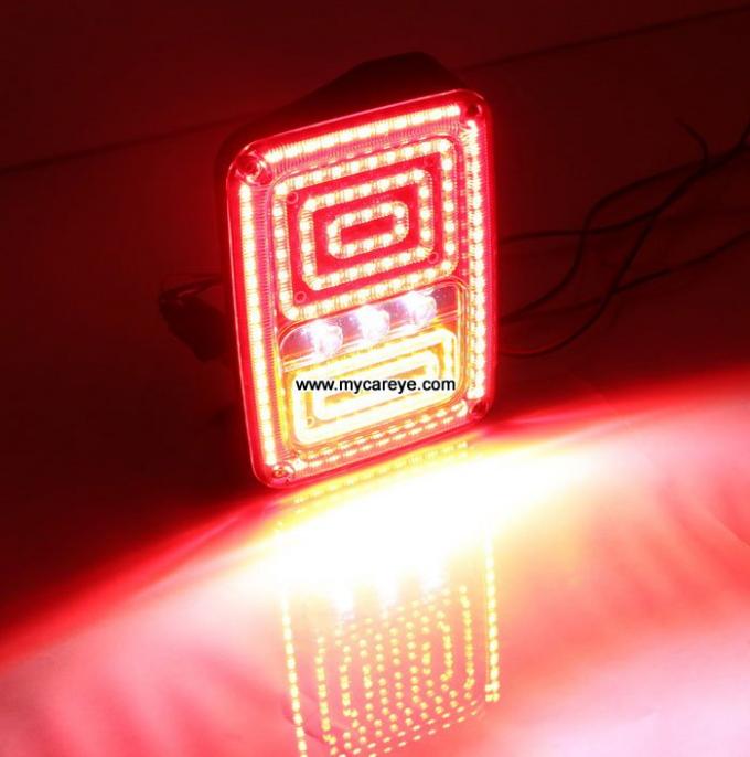Jeep Wrangler Auto Rear-end Tail Brake Parking Lights LED TailLights Column back Rearing