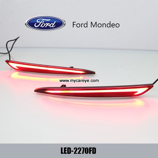 Ford Mondeo LED Bumper lamp Reflectors taillight brake Backup Lights Reversing light