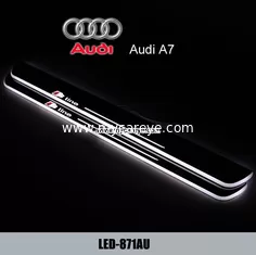 China Audi A7 dynamic moving LED lights Door sill Plate threthold Trim Panel supplier