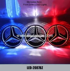 China Mercedes-Benz GLK class W204 GLK200 Front Grille logo LED Light Badge Lights supplier
