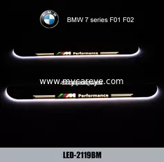 China BMW 7 series F01 F02 Led Moving Door sill Scuff Dynamic Pedal LED Lights supplier