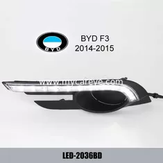 China BYD F3 DRL turn signal LED Daytime Running Lights daylight indicators supplier