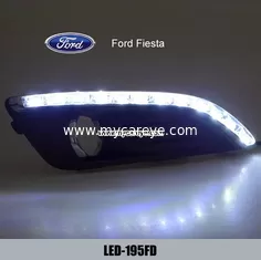 China Ford Fiesta DRL LED daylight driving Light auto turn signal autobody supplier