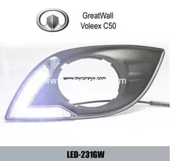 China Greatwall Voleex C50 DRL LED Daytime Running Lights auto front light supplier