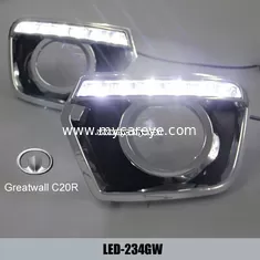 China Greatwall C20R DRL LED daylight driving Lights units for car upgrade supplier