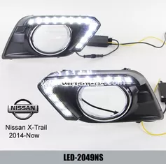 China Nissan X-Trail DRL LED Daytime Running Lights Car turn signal indicators supplier